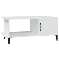 Tavolino da Salotto Bianco 90x50x40 cm in Legno Multistrato cod 10898