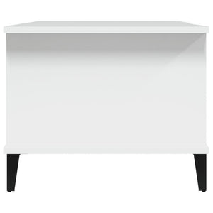 Tavolino da Salotto Bianco 90x50x40 cm in Legno Multistrato 812753