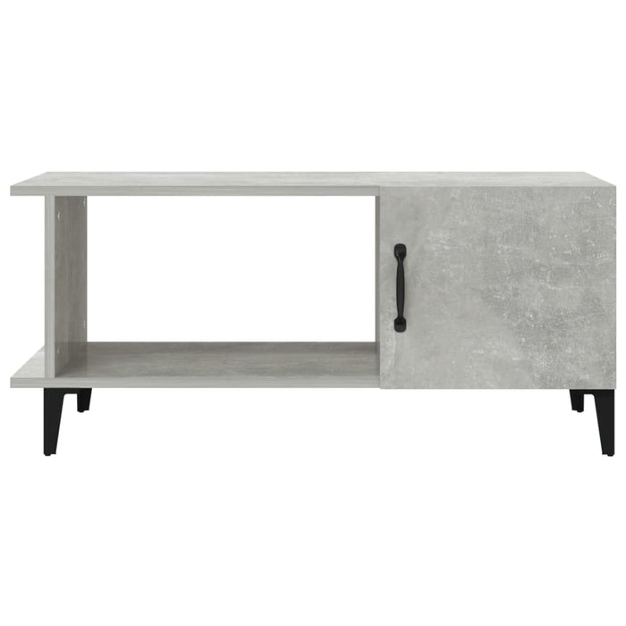 Tavolino da Salotto Grigio Cemento 90x50x40cm Legno Multistrato 812757