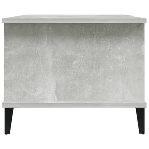 Tavolino da Salotto Grigio Cemento 90x50x40cm Legno Multistrato 812757