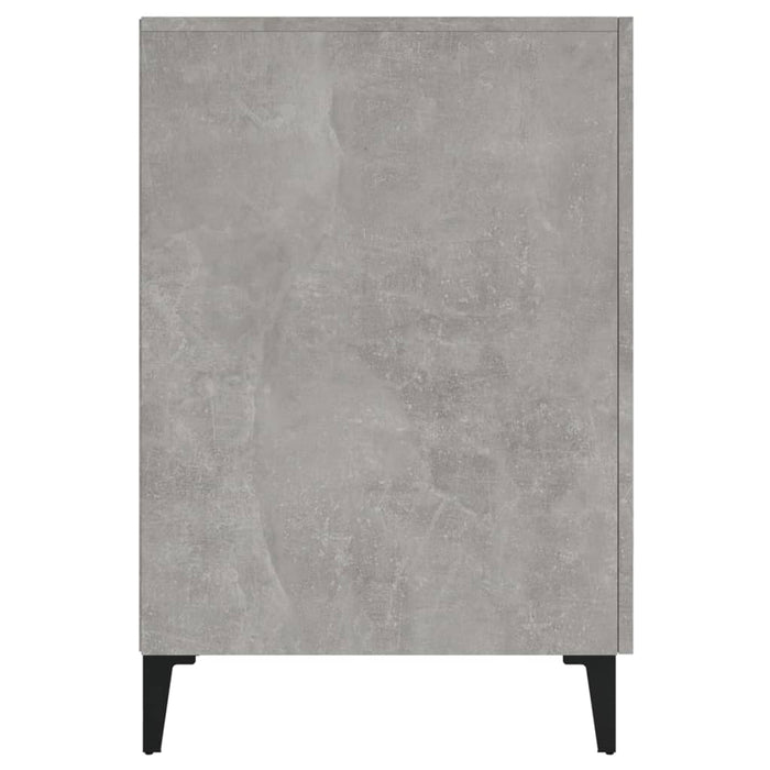 Scrivania Grigio Cemento 140x50x75 cm in Legno Multistrato 812775