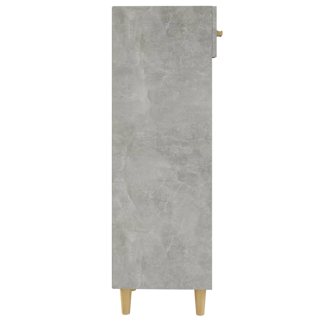 Scarpiera Grigio Cemento 30x35x105 cm in Legno Multistrato cod 9064