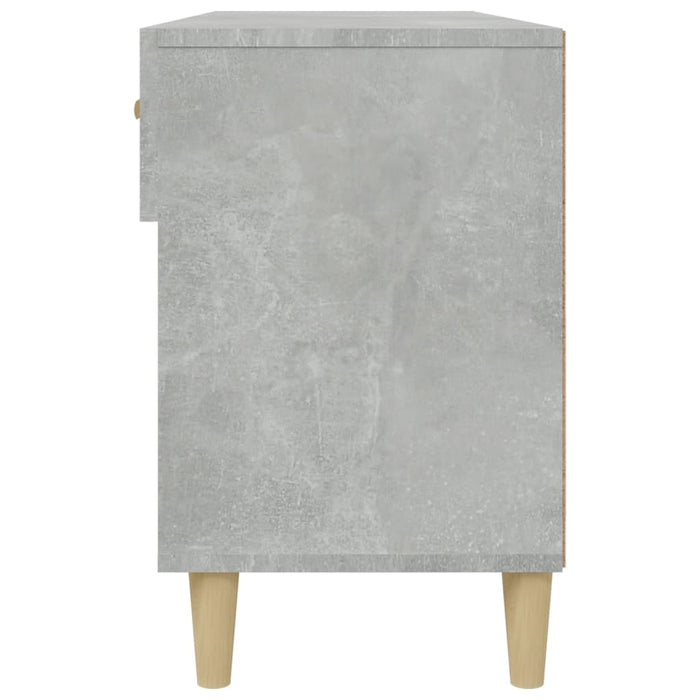 Scarpiera Grigio Cemento 102x35x55 cm in Legno Multistrato cod 12498