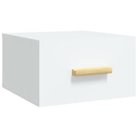 Comodino a Muro Bianco 35x35x20 cm cod mxl 30524