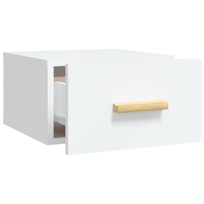 Comodino a Muro Bianco 35x35x20 cm cod mxl 30524