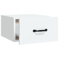 Comodino a Muro Bianco 35x35x20 cm   cod mxl 30708