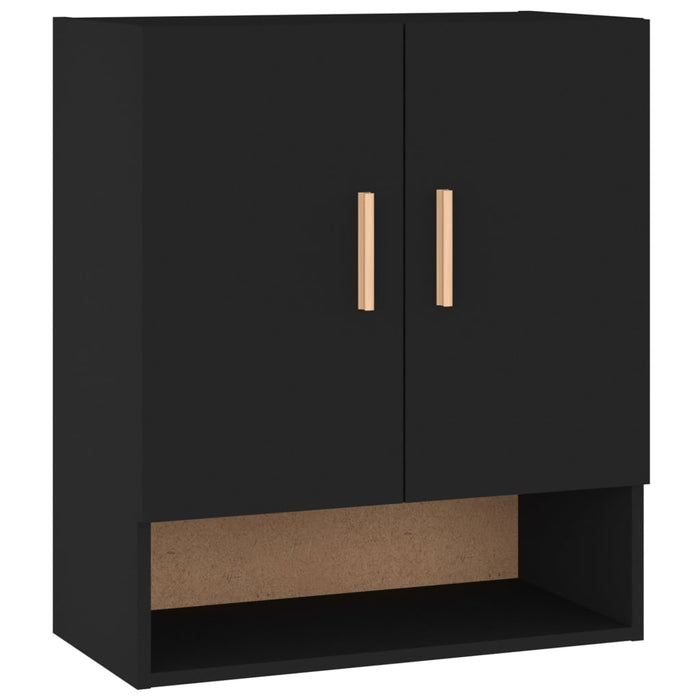 Armadietto a Muro Nero 60x31x70 cm in Legno Multistrato cod mxl 50454