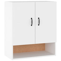 Armadietto a Muro Bianco 60x31x70 cm in Legno Multistrato 812879