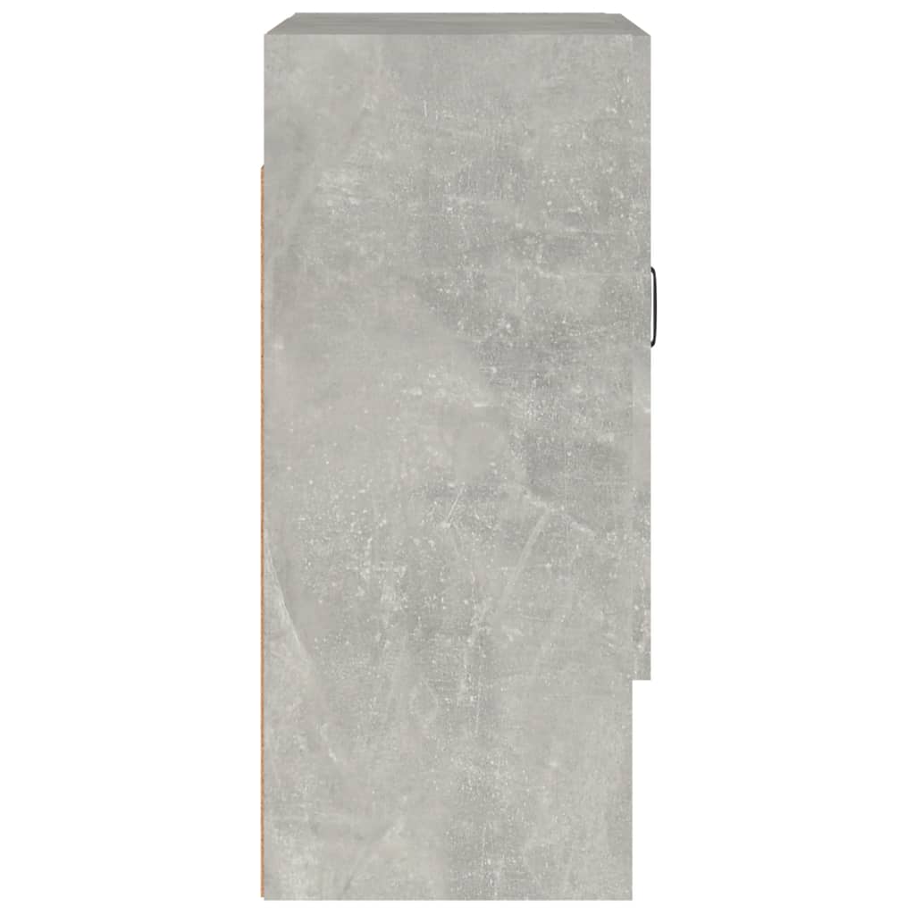 Armadietto a Muro Grigio Cemento 60x31x70 cm Legno Multistrato 812883