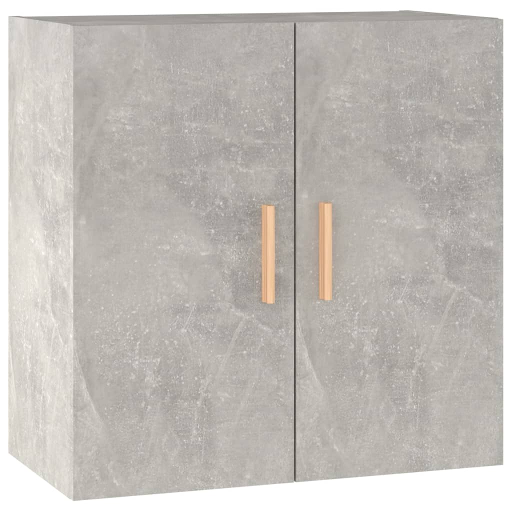 Armadietto a Muro Grigio Cemento 60x30x60 cm Legno Multistrato cod 12220