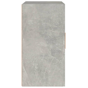 Armadietto a Muro Grigio Cemento 60x30x60 cm Legno Multistrato 