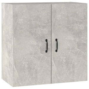 Armadietto a Muro Grigio Cemento 60x31x60 cm Legno Multistrato