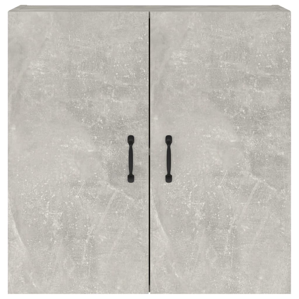 Armadietto a Muro Grigio Cemento 60x31x60 cm Legno Multistrato 812901