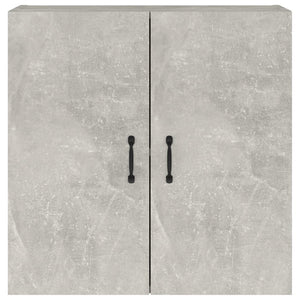 Armadietto a Muro Grigio Cemento 60x31x60 cm Legno Multistrato 812901