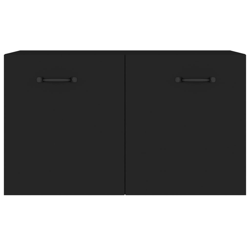 Armadietto a Muro Nero 60x36,5x35 cm in Legno Multistrato cod mxl 42219