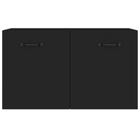 Armadietto a Muro Nero 60x36,5x35 cm in Legno Multistrato cod mxl 42219