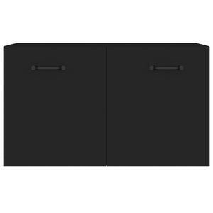 Armadietto a Muro Nero 60x36,5x35 cm in Legno Multistrato cod mxl 42219