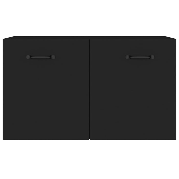 Armadietto a Muro Nero 60x36,5x35 cm in Legno Multistrato cod mxl 42219