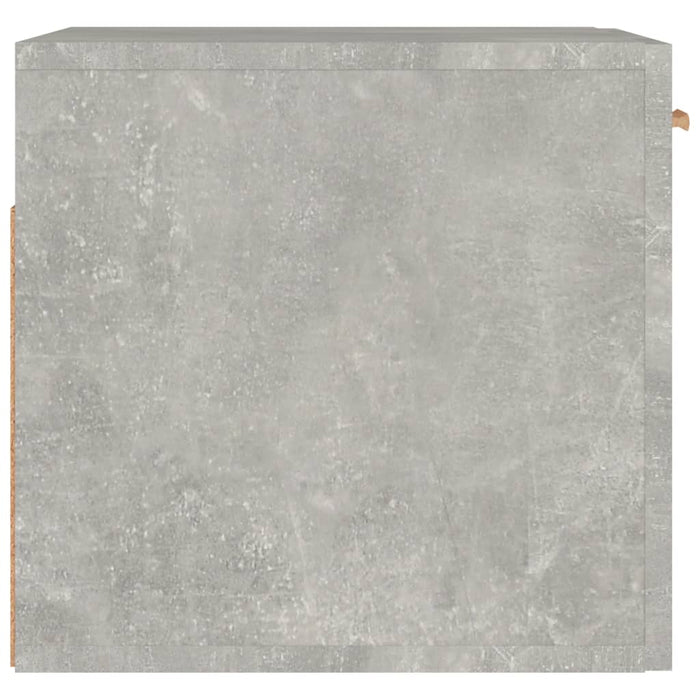 Armadietto a Muro Grigio Cemento 80x35x36,5cm Legno Multistrato cod mxl 32887