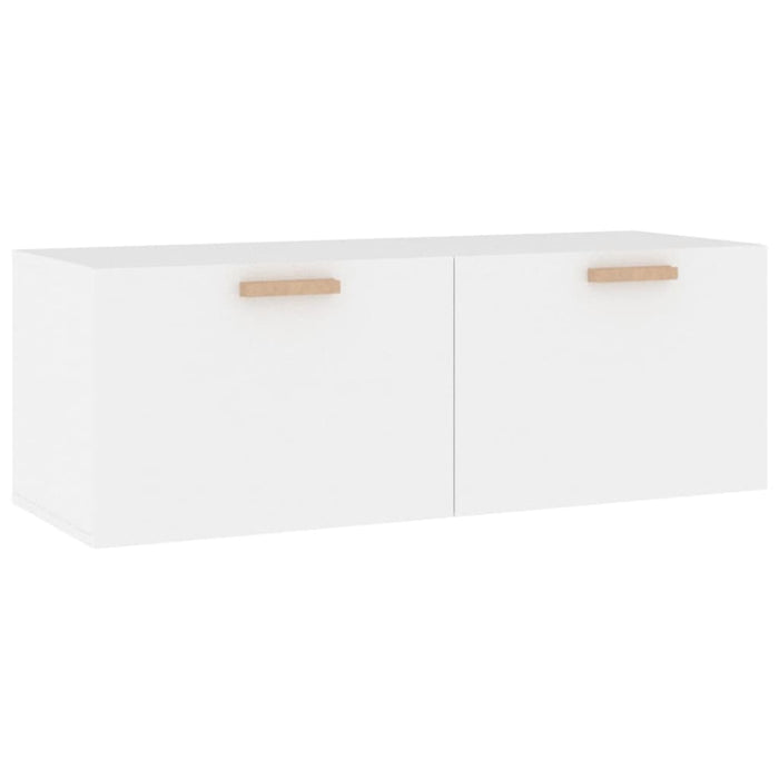 Mobile Pensile Bianco 100x36,5x35 cm Legno Multistrato 812942