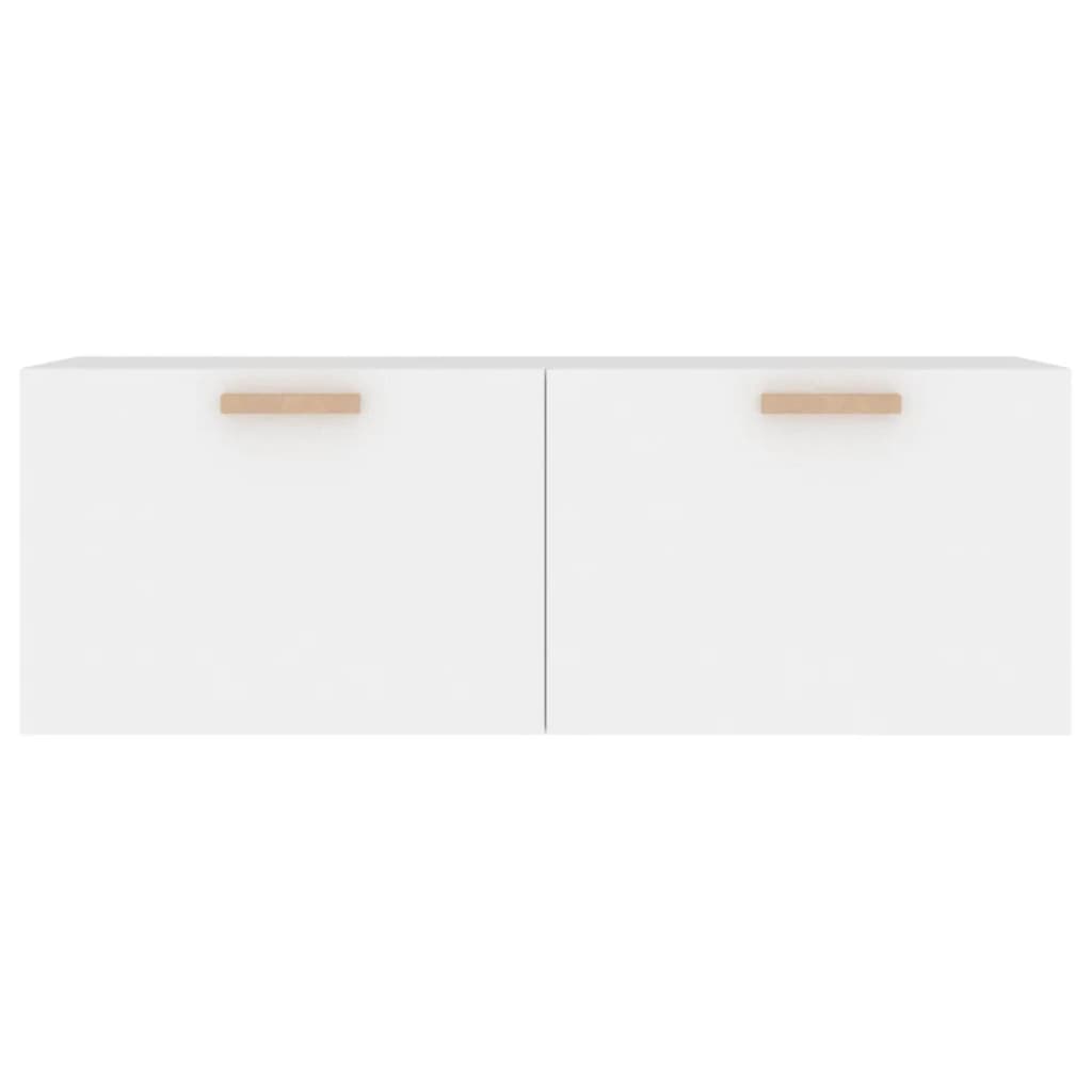 Mobile Pensile Bianco 100x36,5x35 cm Legno Multistrato 812942