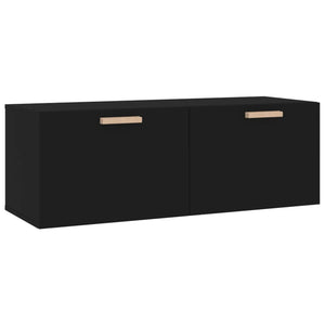 Mobile Pensile Nero 100x36,5x35 cm Legno Multistrato cod mxl 48696