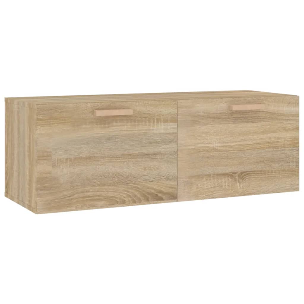 Mobile Pensile Rovere Sonoma 100x36,5x35 cm Legno Multistrato 812945