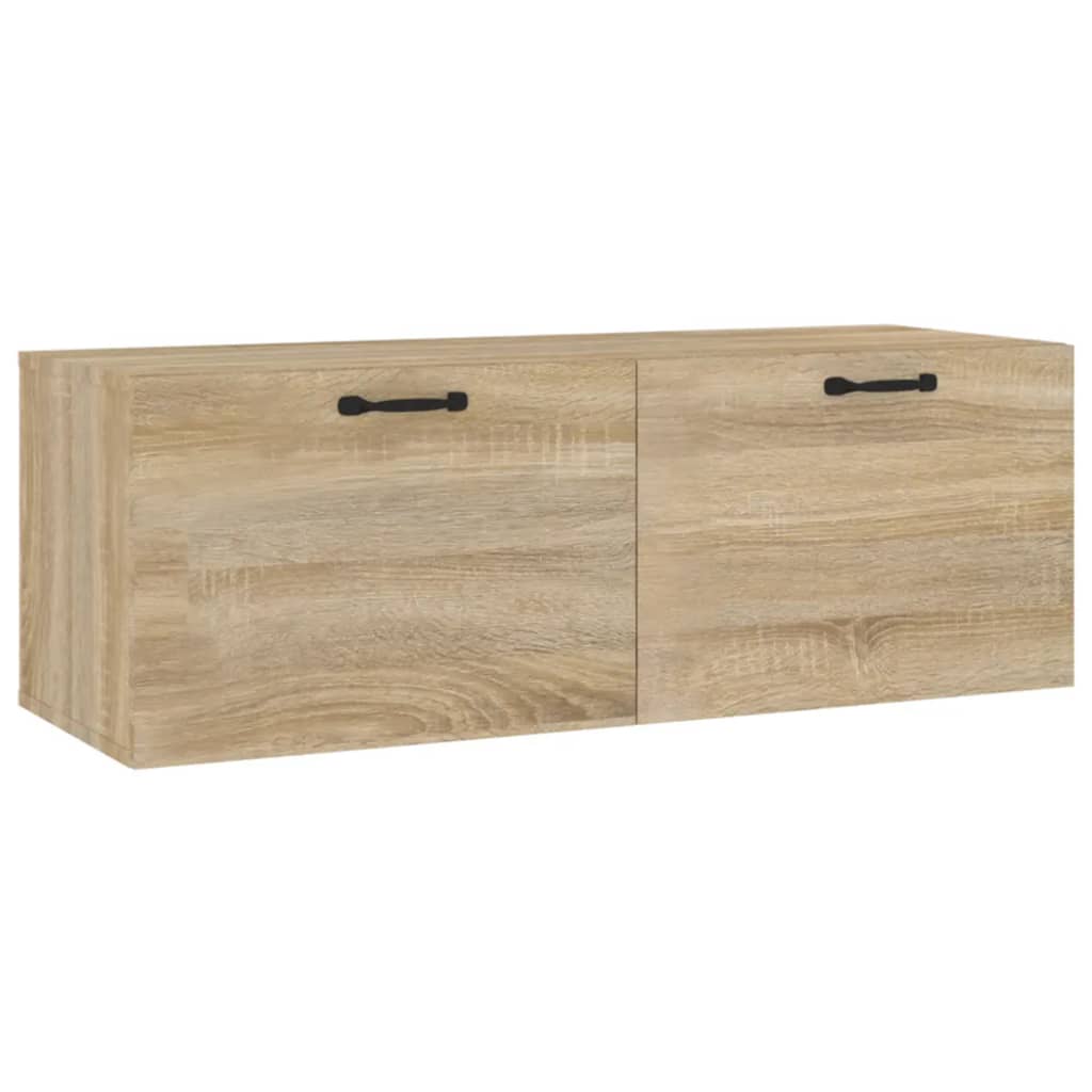 Mobile Pensile Rovere Sonoma 100x36,5x35 cm Legno Multistrato cod mxl 52936