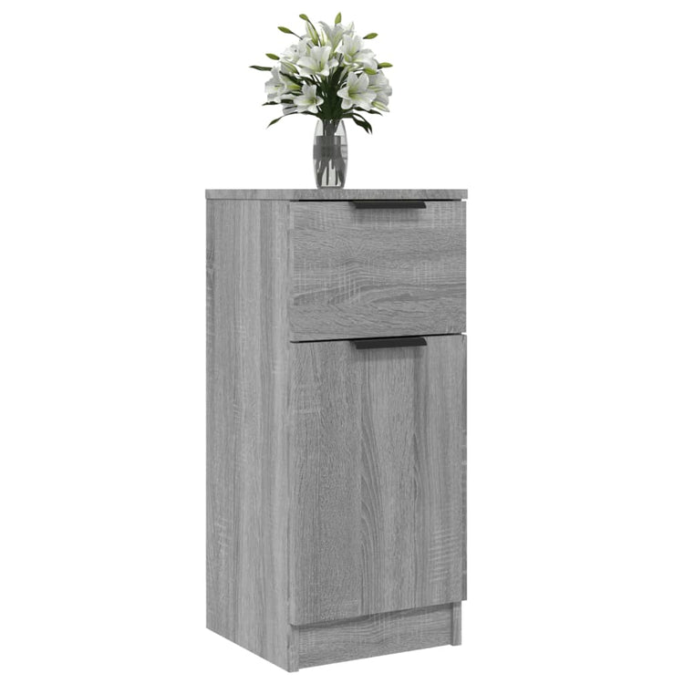 Credenza Grigio Sonoma 30x30x70 cm in Legno Multistrato cod mxl 12527