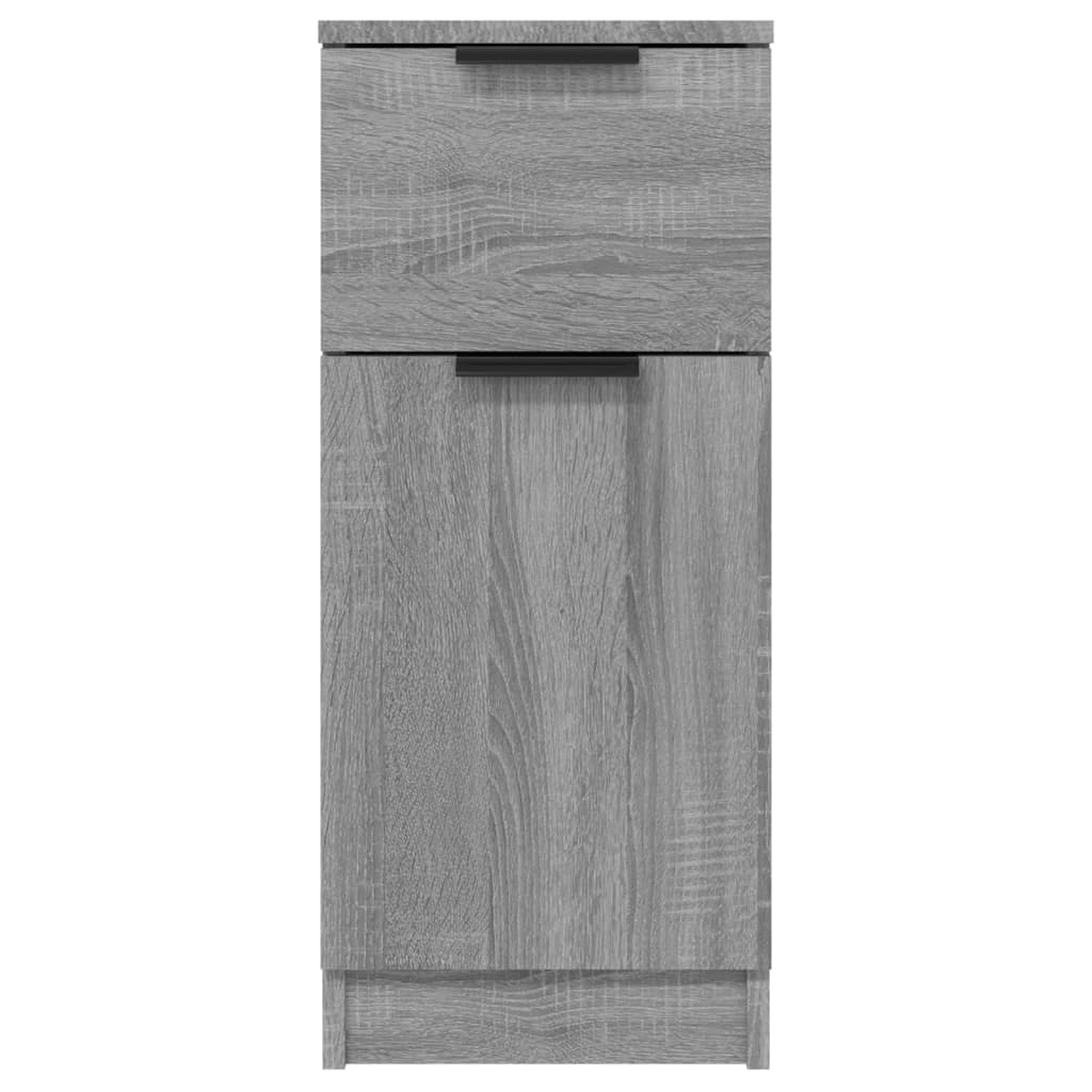 Credenza Grigio Sonoma 30x30x70 cm in Legno Multistrato 817002