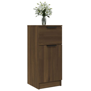 Credenza Rovere Marrone 30x30x70 cm in Legno Multistrato 817004