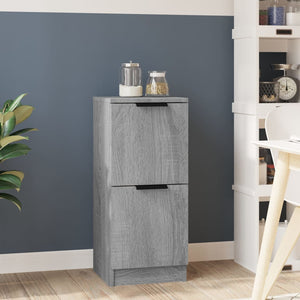 Credenza Grigio Sonoma 30x30x70 cm in Legno Multistrato cod mxl 65607