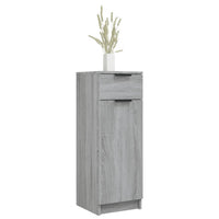 Armadietto Bagno Grigio Sonoma 32x34x90 cm in Legno Multistrato cod mxl 49200