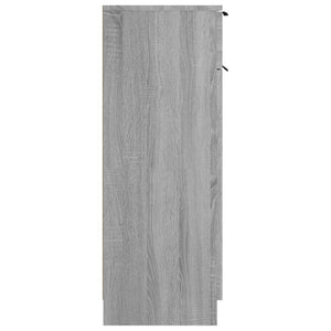 Armadietto Bagno Grigio Sonoma 32x34x90 cm in Legno Multistrato cod mxl 49200