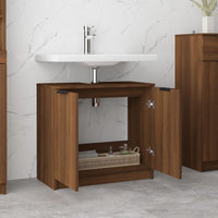 Mobile Bagno Rovere Marrone 64,5x33,5x59cm in Legno Multistrato cod mxl 41513