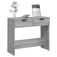 Tavolino Consolle Grigio Sonoma 90x36x75 cm Legno Multistrato cod mxl 7142