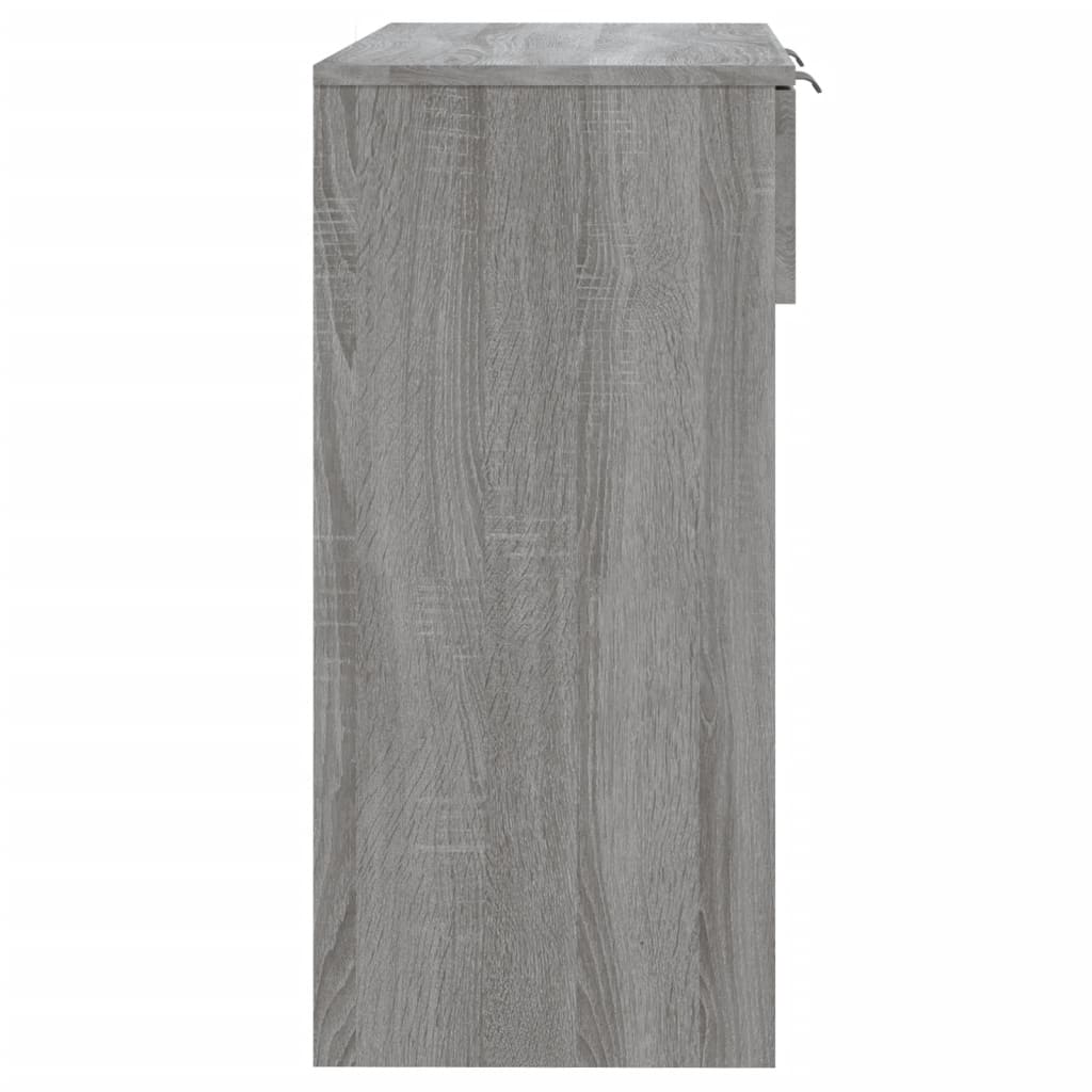 Tavolino Consolle Grigio Sonoma 90x36x75 cm Legno Multistrato cod mxl 7142