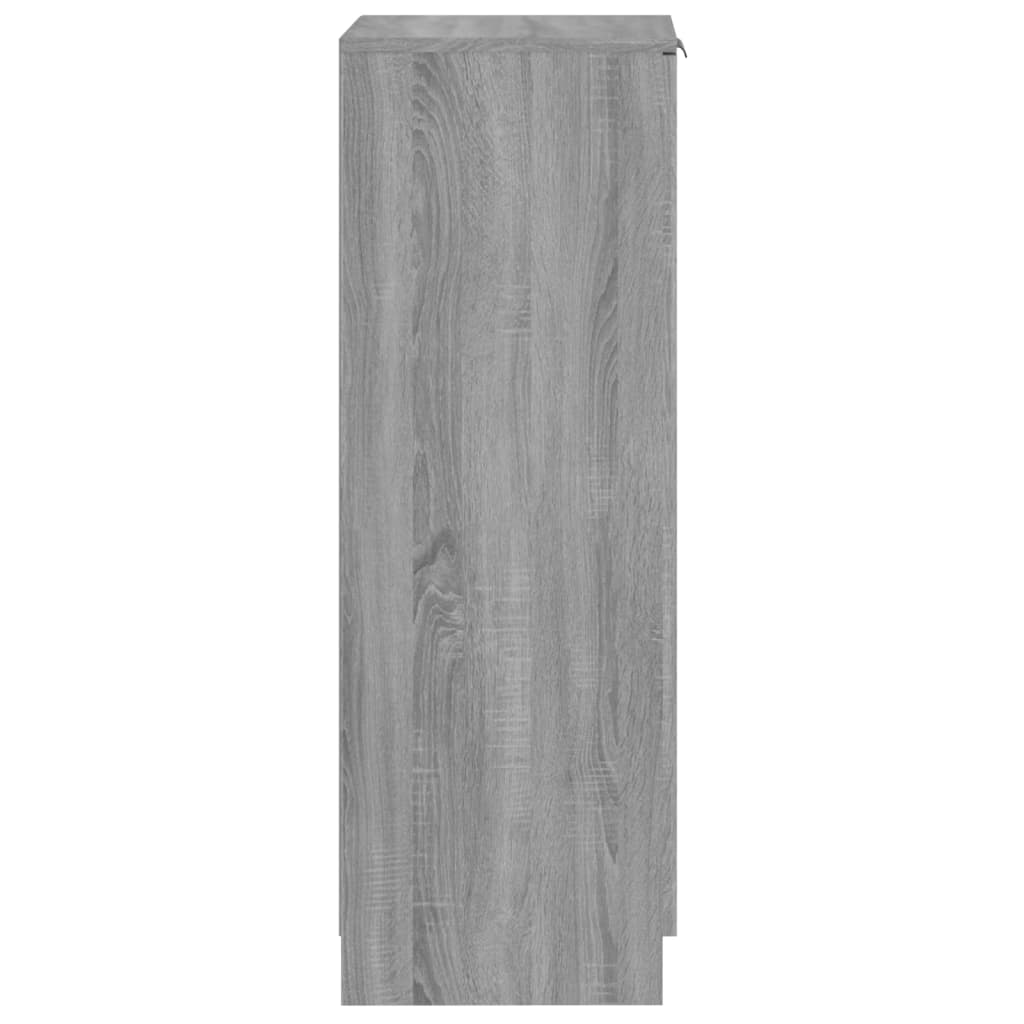 Scarpiera Grigio Sonoma 30x35x100 cm in Legno Multistrato cod mxl 65831