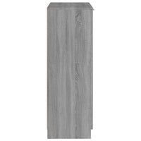 Scarpiera Grigio Sonoma 59x35x100 cm in Legno Multistrato cod mxl 44435