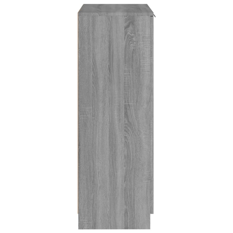 Scarpiera Grigio Sonoma 59x35x100 cm in Legno Multistrato cod mxl 44435