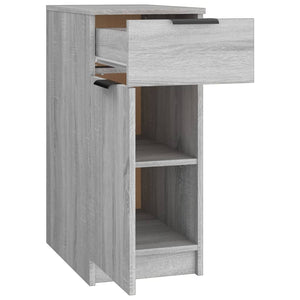 Armadietto da Scrivania Grigio Sonoma 33,5x50x75 cm Legno