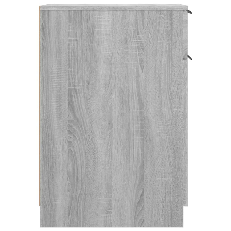 Armadietto da Scrivania Grigio Sonoma 33,5x50x75 cm Legno