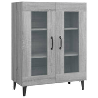 Credenza Grigio Sonoma 69,5x34x90 cm in Legno Multistrato 817337