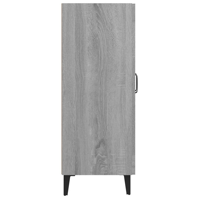 Credenza Grigio Sonoma 69,5x34x90 cm in Legno Multistrato 817337