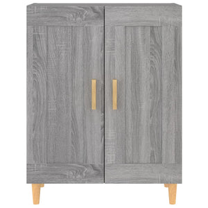 Credenza Grigio Sonoma 69,5x34x90 cm in Legno Multistrato cod mxl 20183