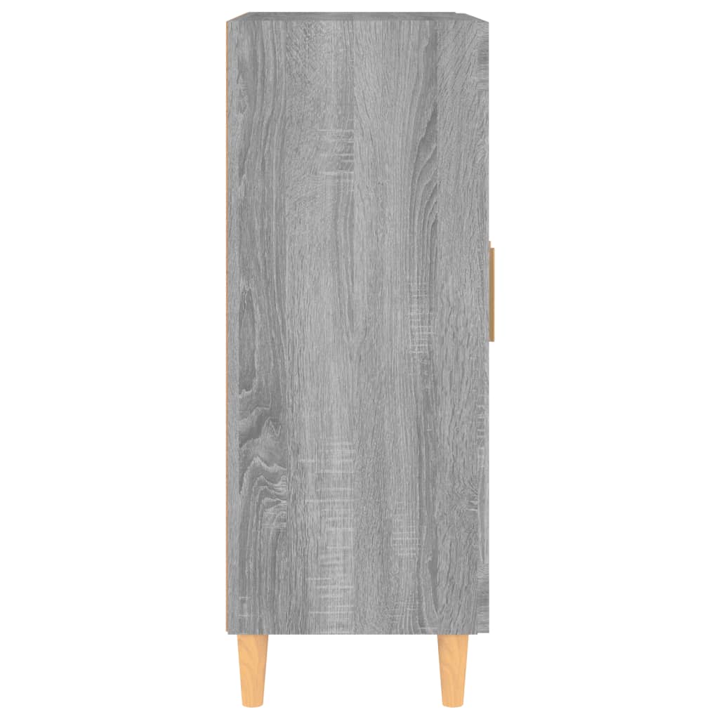 Credenza Grigio Sonoma 69,5x34x90 cm in Legno Multistrato cod mxl 20183