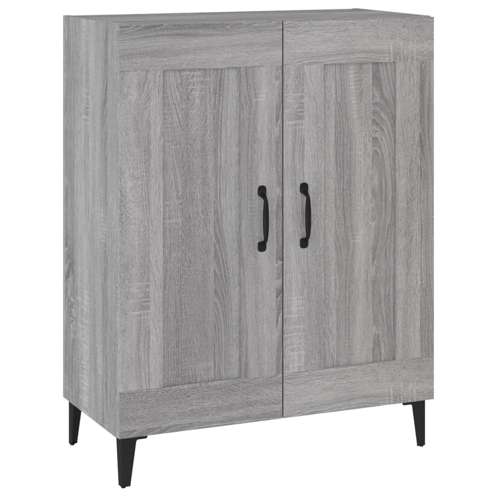 Credenza Grigio Sonoma 69,5x34x90 cm in Legno Multistrato cod mxl 65608