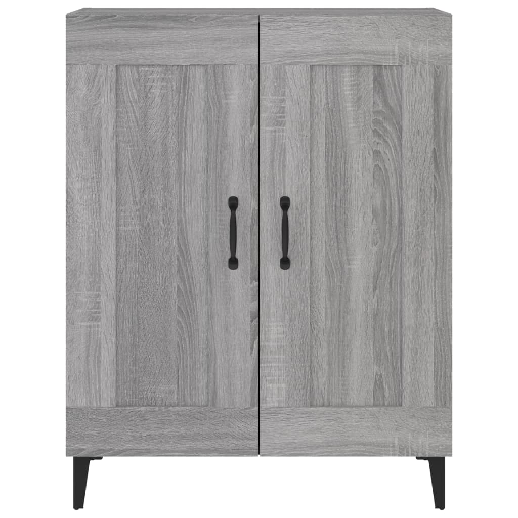 Credenza Grigio Sonoma 69,5x34x90 cm in Legno Multistrato cod mxl 65608