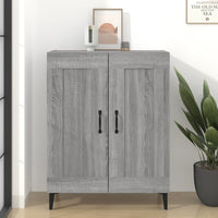 Credenza Grigio Sonoma 69,5x34x90 cm in Legno Multistrato cod mxl 65608