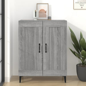 Credenza Grigio Sonoma 69,5x34x90 cm in Legno Multistrato cod mxl 65608